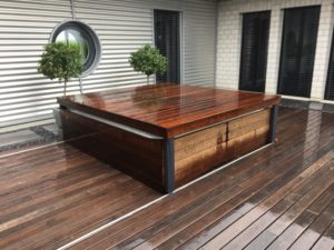 Whirlpoolabdeckung begehbar Rollbar