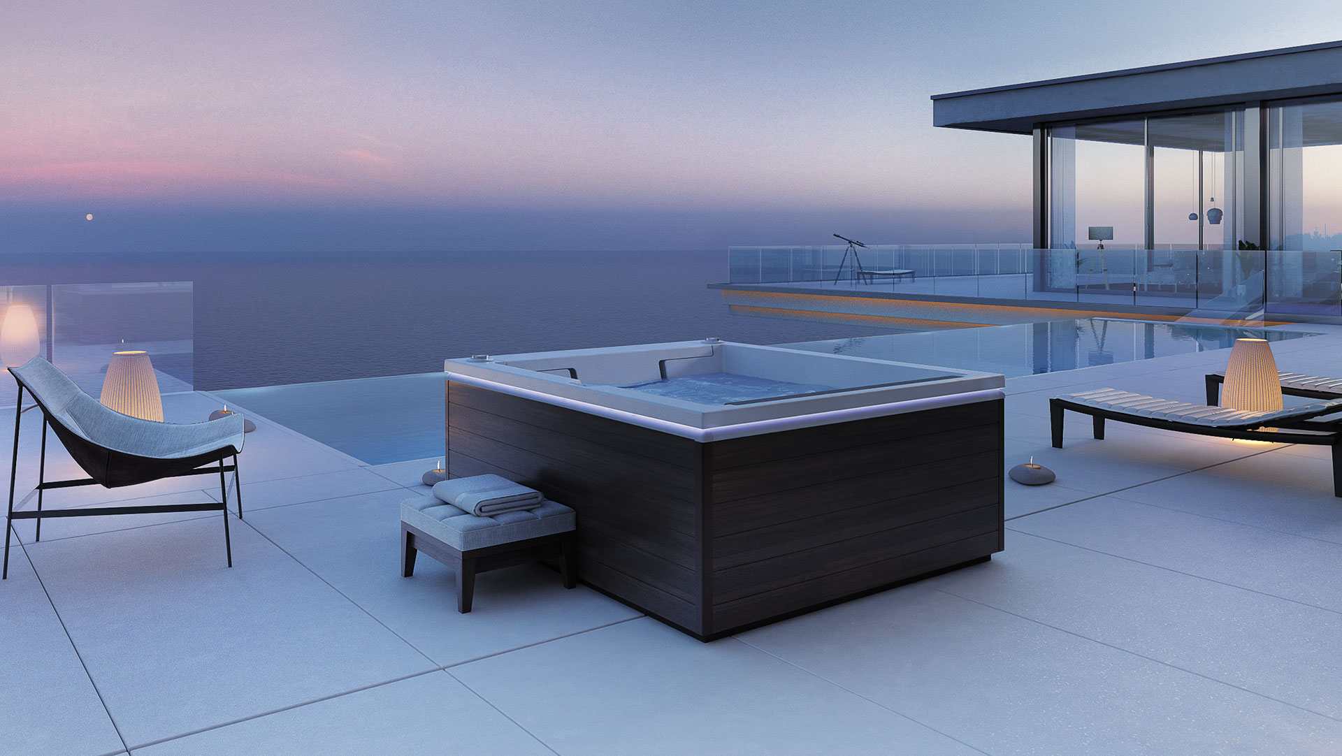 Private Whirlpool Lounge Für 2 In Stuttgart Whirlpool Lounge 4 Premium 230/230cm - RR Variationen GmbH