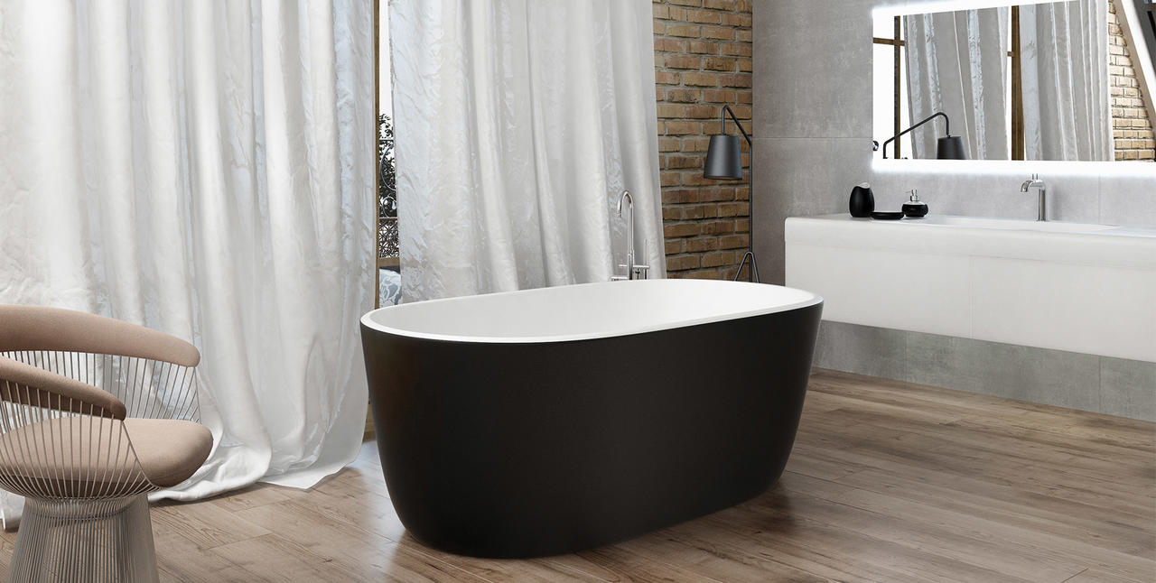 Balteco Steinbadewanne freistehend Balteco AZUR RR Variationen GmbH RRV