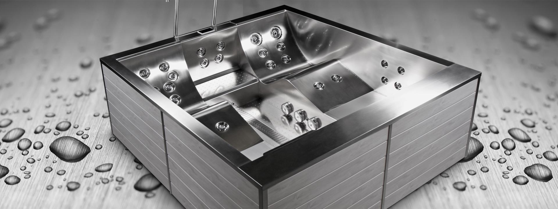 Wellis InoxLine Volcano spa